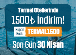 Termal Otellerinde Geçerli 1.500 TL İndirim Kuponu !!