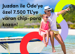 Juzdan İle Öde'ye Özel 7.500 TL'ye Varan Chip Para Fırsatı! !!