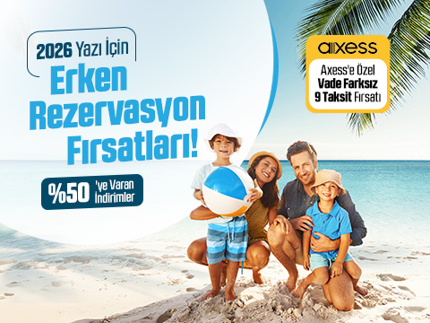 Yurt İçi Oteller - Erken Rezervasyon Fırsatları Sepetinde!	