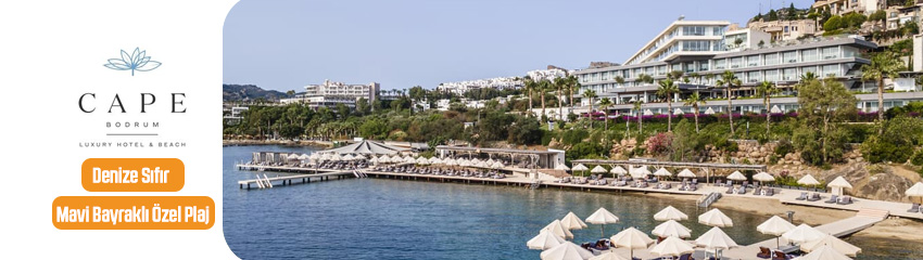 Cape Bodrum Luxury Hotel Beach