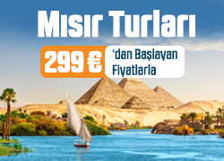 Mısır Turları 295€’dan İtibaren