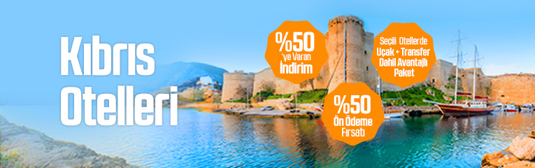 Kıbrıs Otellerinde %50'ye Varan İndirim