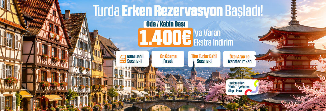 1.400 €'Ya Varan İndirime Ek Juzdan İle Öde'ye Özel 7500 TL'ye Varan Chip-Para Avantajlarını Kaçırma!