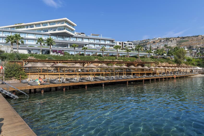 Cape Bodrum Luxury Hotel Beach