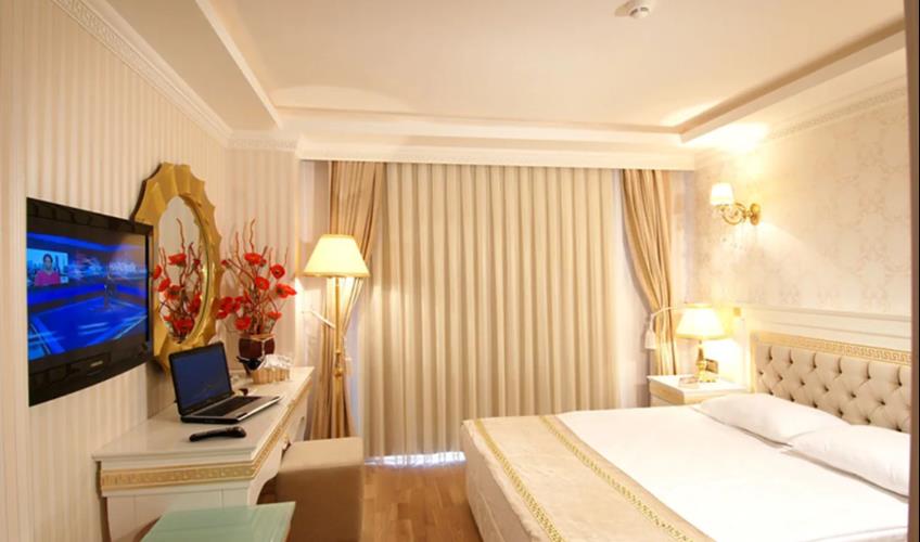 En fazla 2 yetişkin + 1 çocuk veya 1 yetişkin + 1 çocuk.