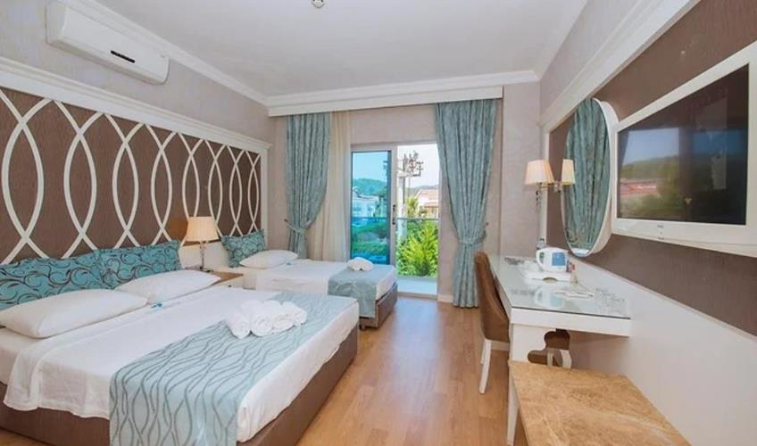 En fazla 3 yetişkin veya 2 yetişkin + 1 çocuk.