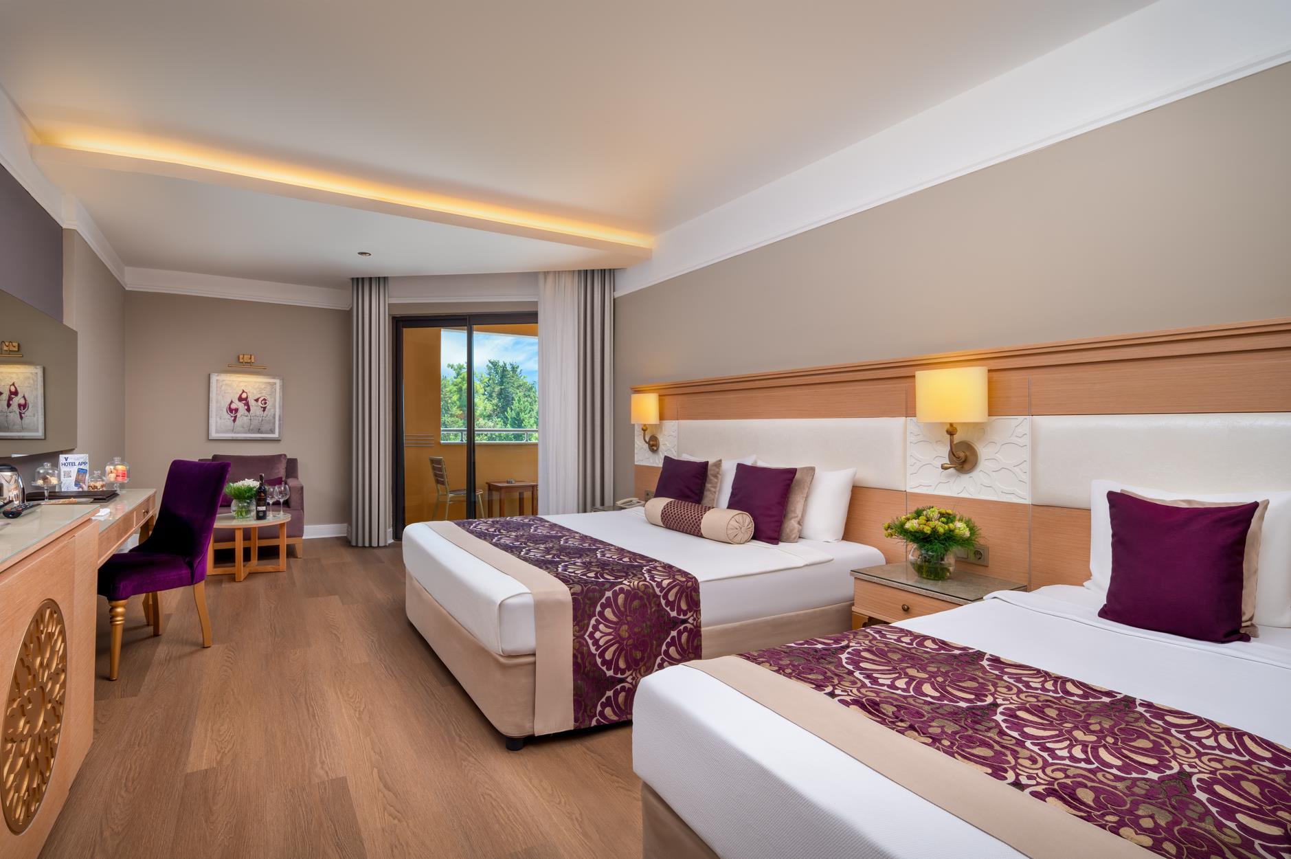 En fazla 3 yetişkin veya 2 yetişkin + 2 çocuk.