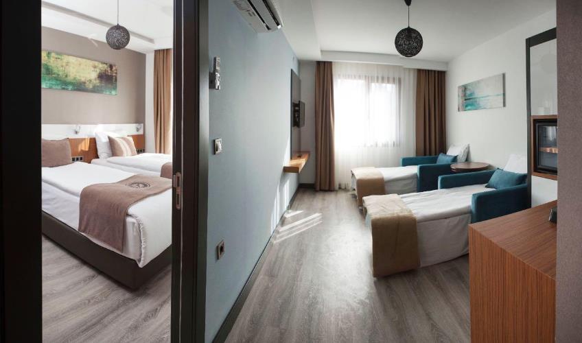 En fazla 4 yetişkin.