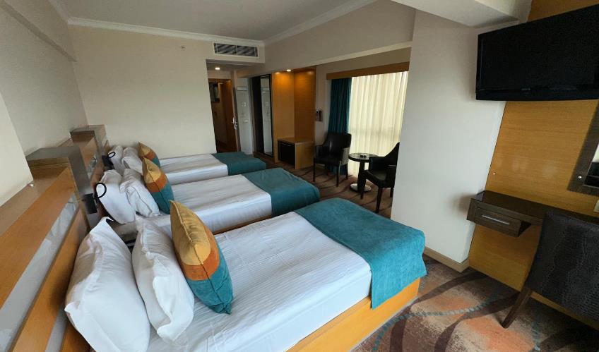 En fazla 3 yetişkin.