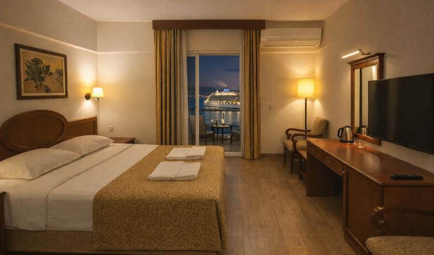 En fazla 3 yetişkin + 1 çocuk + 1 bebek (0-2 yaş) veya 2 yetişkin + 1 çocuk + 1 bebek (0-2 yaş).