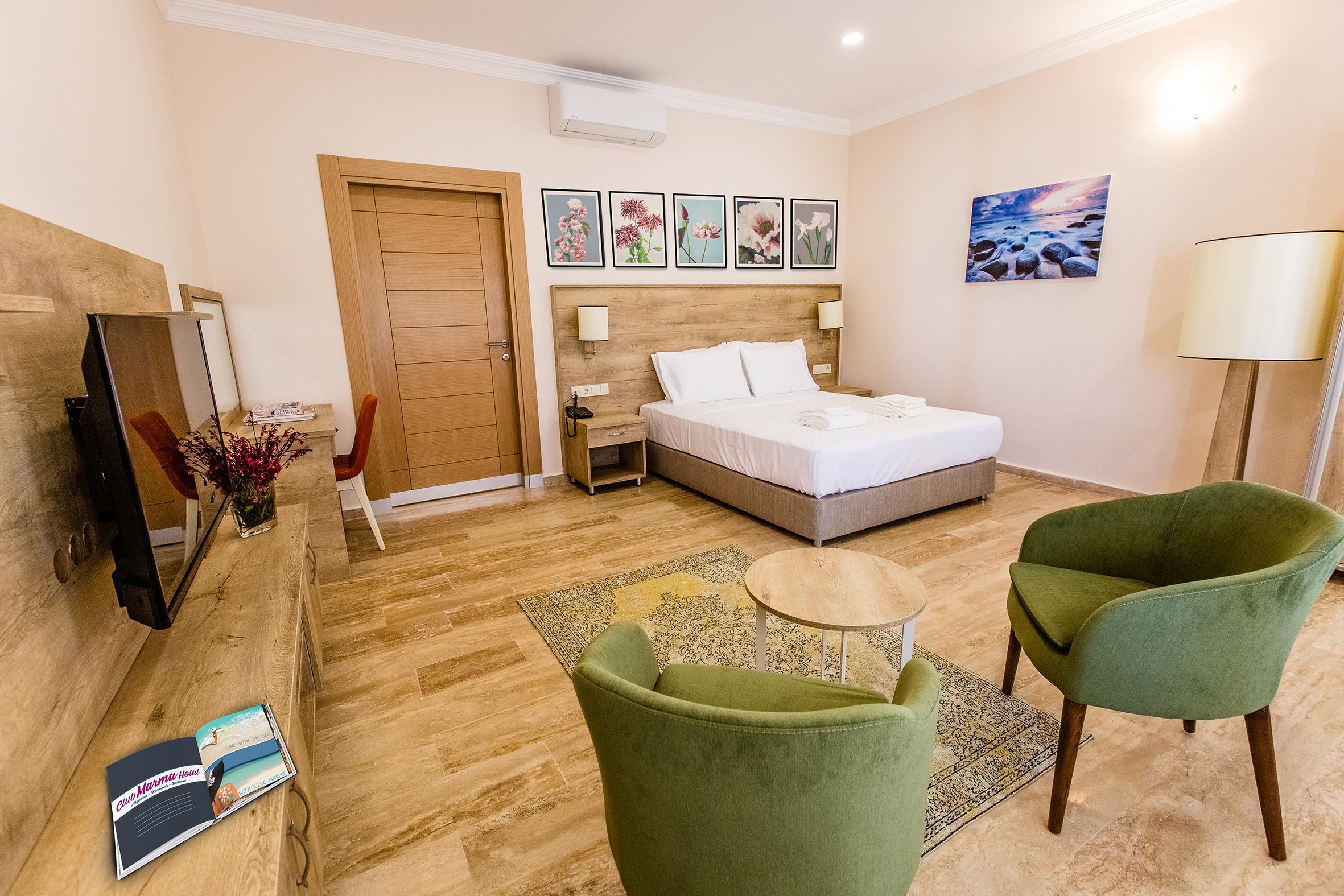 En fazla 3 yetişkin veya 2 yetişkin + 1 çocuk.