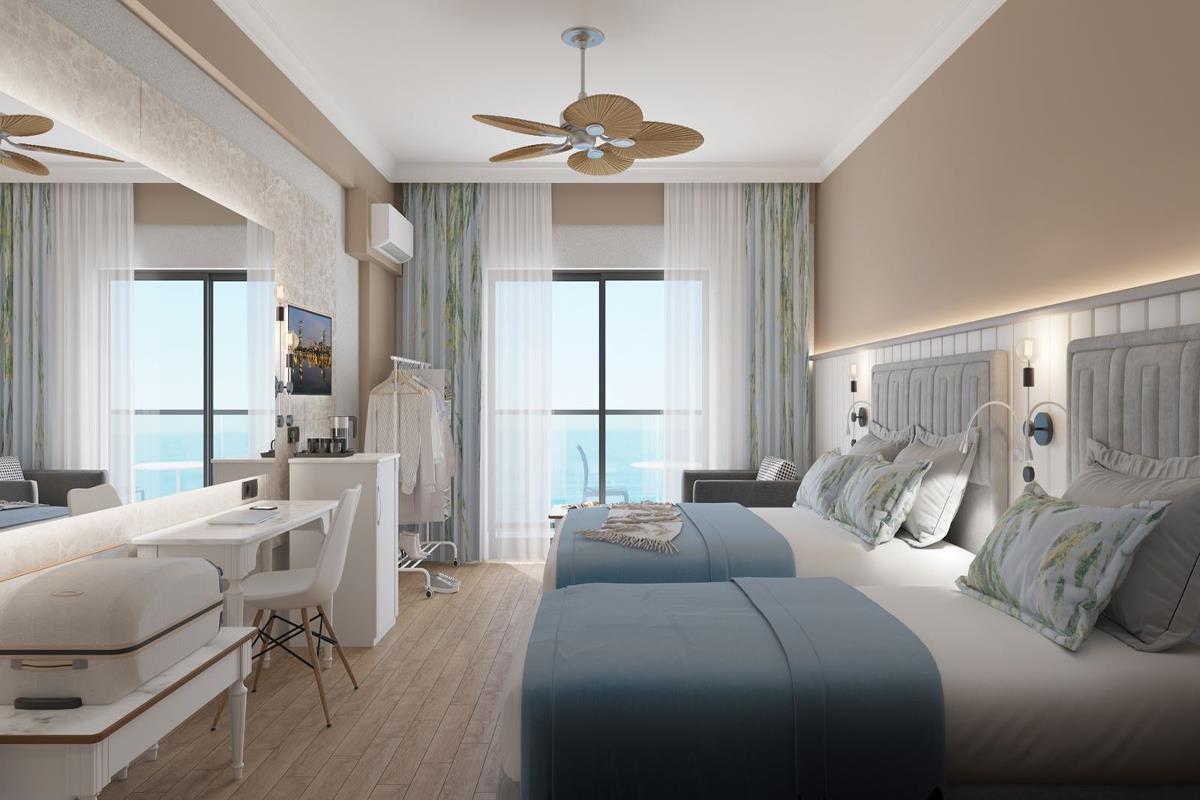 En fazla 2 yetişkin + 1 çocuk veya 1 yetişkin + 1 çocuk.