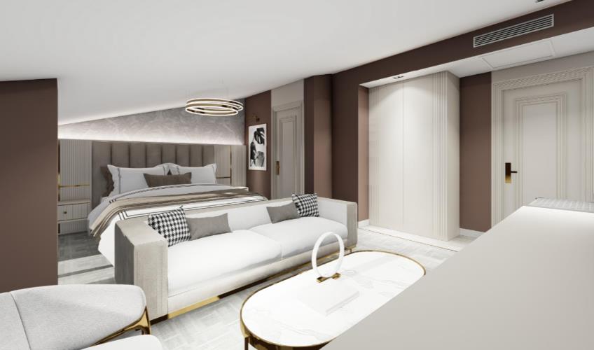 En fazla 2 yetişkin + 1 çocuk + 1 bebek (0-2 yaş) veya 1 yetişkin + 1 çocuk + 1 bebek (0-2 yaş).