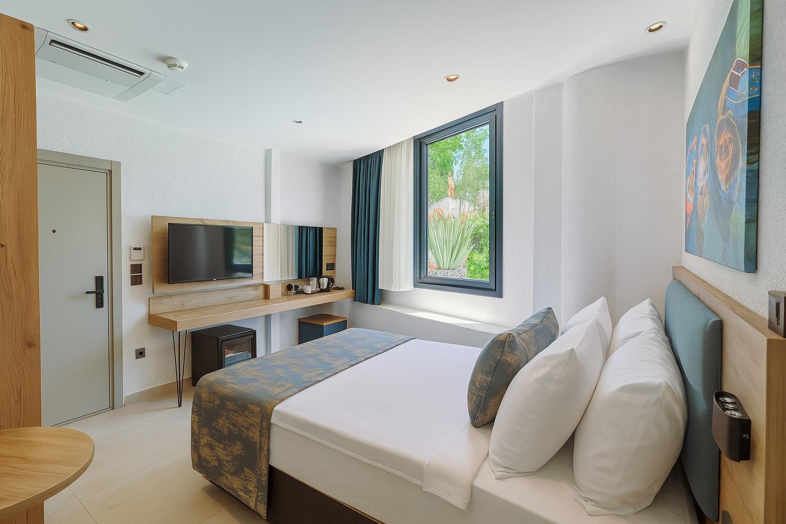 En fazla 2 yetişkin + 1 çocuk + 1 bebek (0-2 yaş) veya 1 yetişkin + 1 çocuk + 1 bebek (0-2 yaş).