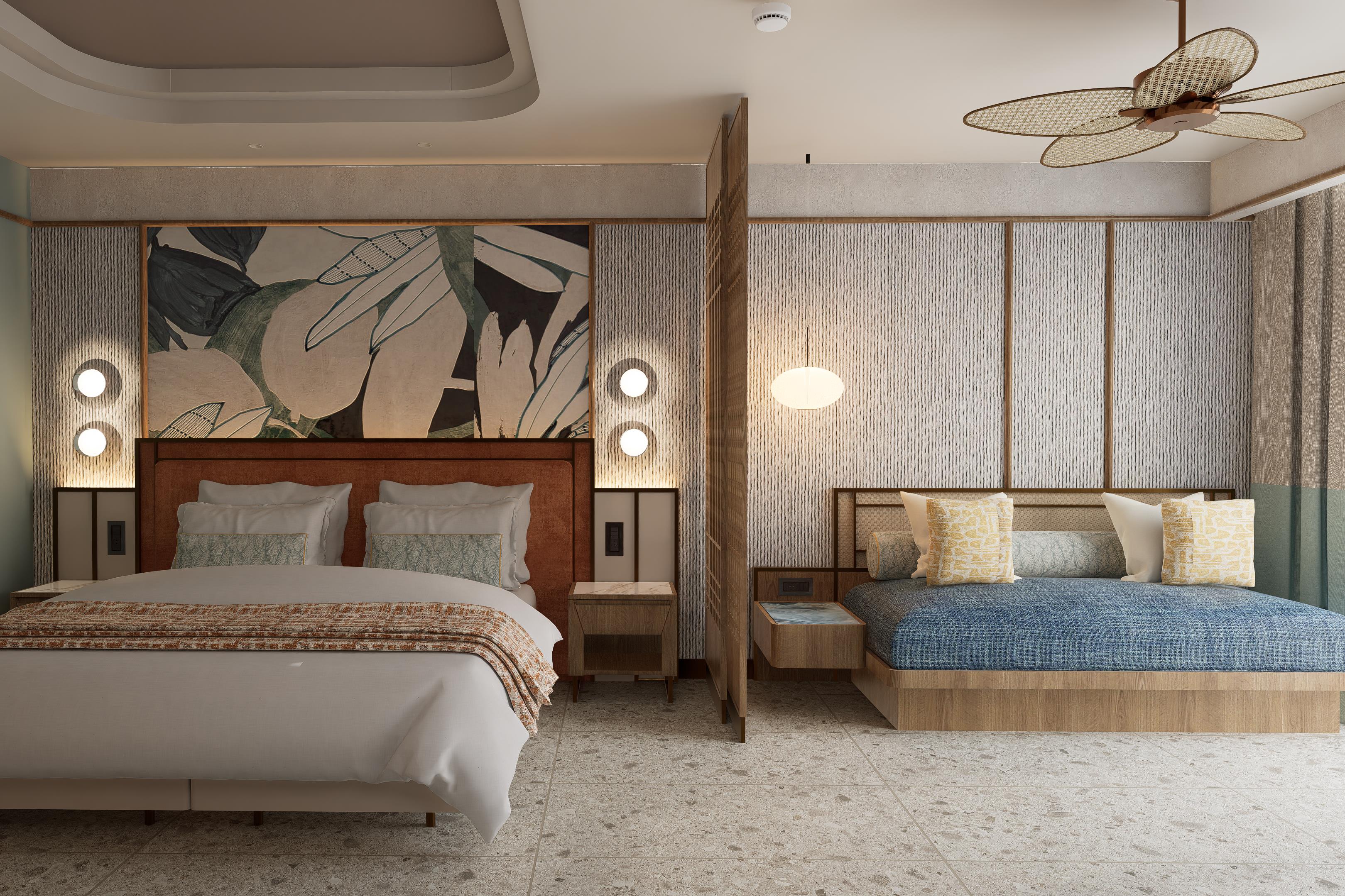 En fazla 3 yetişkin veya 2 yetişkin + 2 çocuk.