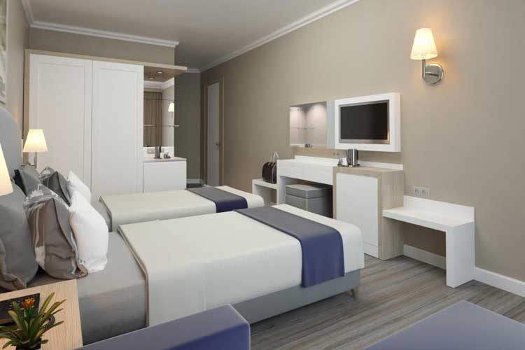 En fazla 2 yetişkin + 1 çocuk veya 1 yetişkin + 1 çocuk.